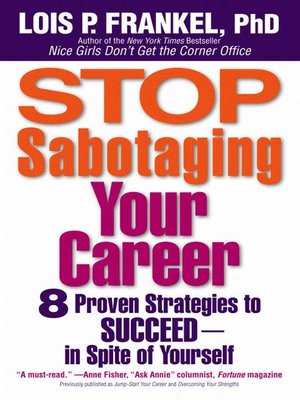 cover image of Stop Sabotaging Your Career